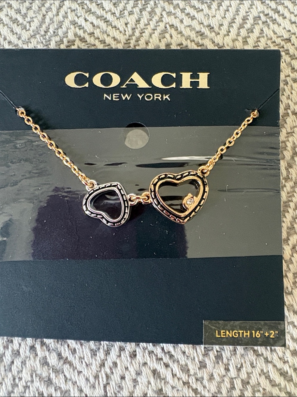 Coach Heart Necklace